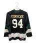SUPREME (シュプリーム) Ankh Hockey Jersey 長袖カットソー ブラック×グリーン サイズ:M：15000円