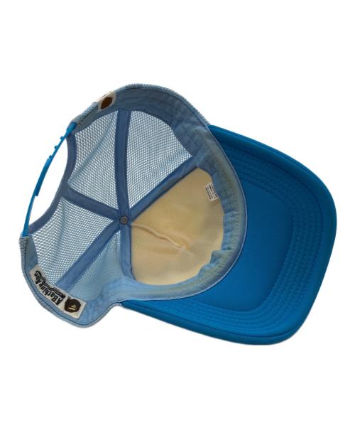 A BATHING APE（ア ベイシング エイプ）A BATHING APE (ア ベイシング エイプ) メッシュキャップ スカイブルー×ホワイト サイズ:FREEの古着・服飾アイテム