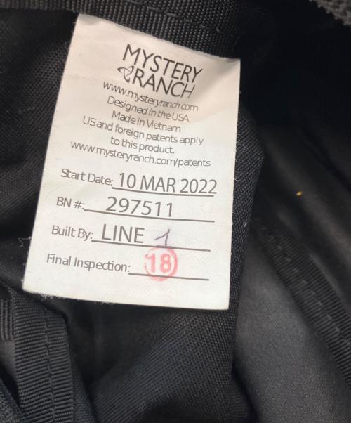 MYSTERY RANCH（ミステリーランチ）MYSTERY RANCH (ミステリーランチ) ショルダーバッグ ブラックの古着・服飾アイテム