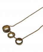 COACHコーチ）の古着「リング3連ネックレス」