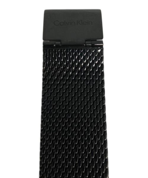 Calvin Klein（カルバンクライン）Calvin Klein (カルバンクライン) モダン クォーツ SSブレスレット リストウォッチ ブラックの古着・服飾アイテム