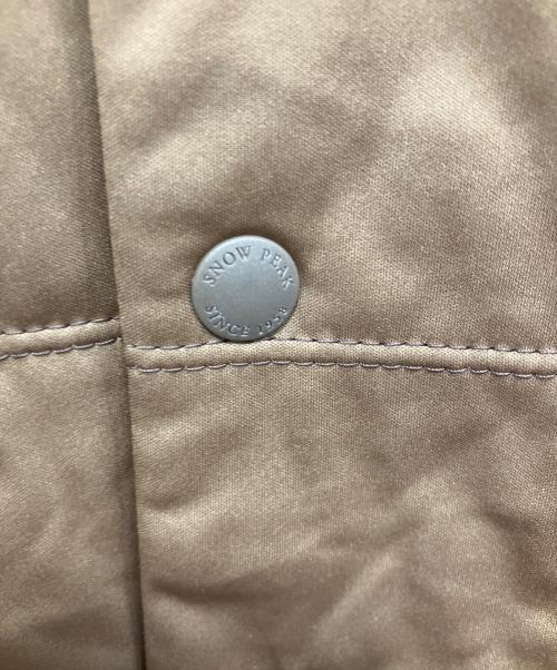Snow peak（スノーピーク）Snow peak (スノーピーク) フレキシブルインサレーションカーディガン 中綿ジャケット ブラウン サイズ:1の古着・服飾アイテム
