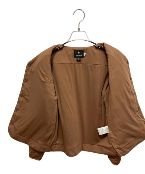 Snow peak（スノーピーク）Snow peak (スノーピーク) フレキシブルインサレーションカーディガン 中綿ジャケット ブラウン サイズ:1の古着・服飾アイテム