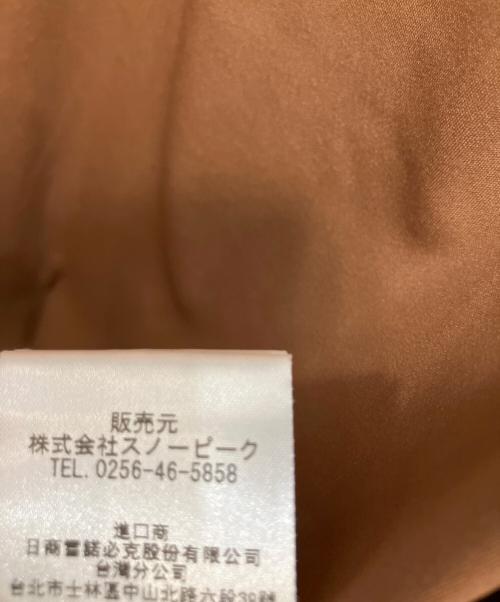 Snow peak（スノーピーク）Snow peak (スノーピーク) フレキシブルインサレーションカーディガン 中綿ジャケット ブラウン サイズ:1の古着・服飾アイテム