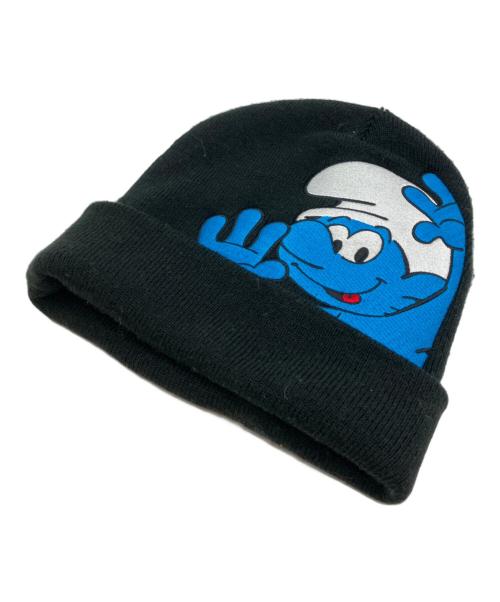 SUPREME（シュプリーム）SUPREME (シュプリーム) Smurfs (スマーフ) ニット帽 ブラックの古着・服飾アイテム