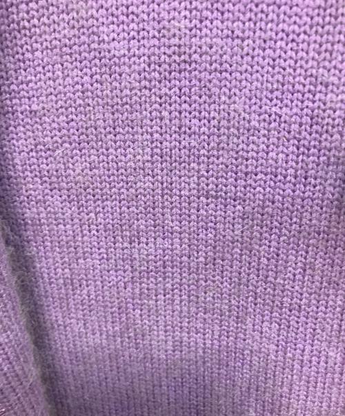 ELENDEEK（エレンディーク）ELENDEEK (エレンディーク) ラクーンミックスダブルカーディガン 厚手カーディガン ブラウン サイズ:Freeの古着・服飾アイテム