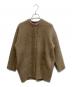 ELENDEEK（エレンディーク）の古着「ラクーンミックスダブルカーディガン 厚手カーディガン」｜ブラウン