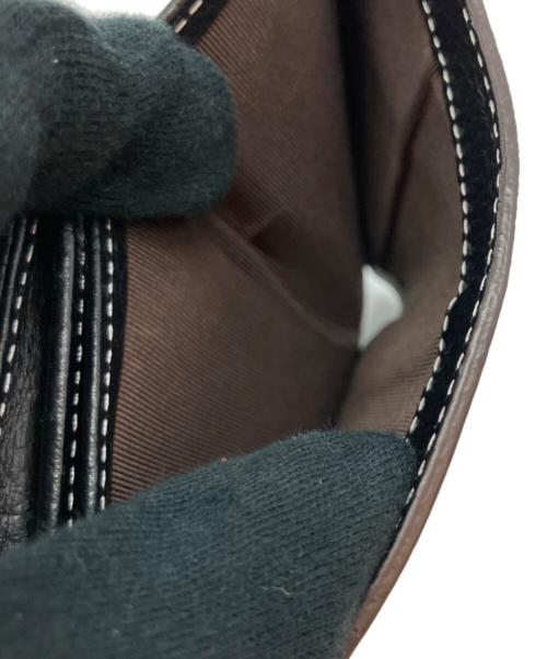 russet（ラシット）russet (ラシット) soeru 二つ折りギャルソンウォレット 2つ折り財布 ブラックの古着・服飾アイテム