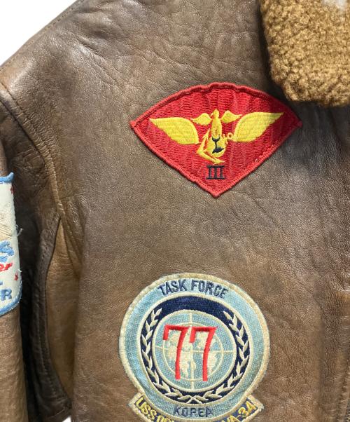 AVIREX（アヴィレックス）AVIREX (アヴィレックス) G-1フライトジャケット ブラウン サイズ:Mの古着・服飾アイテム