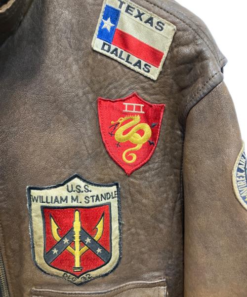 AVIREX（アヴィレックス）AVIREX (アヴィレックス) G-1フライトジャケット ブラウン サイズ:Mの古着・服飾アイテム