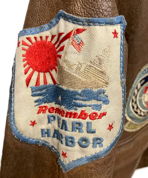 AVIREX（アヴィレックス）AVIREX (アヴィレックス) G-1フライトジャケット ブラウン サイズ:Mの古着・服飾アイテム