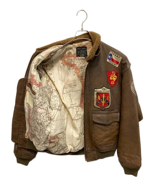 AVIREX（アヴィレックス）AVIREX (アヴィレックス) G-1フライトジャケット ブラウン サイズ:Mの古着・服飾アイテム