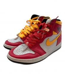 NIKE（ナイキ）の古着「Air Jordan 1 High OG "Light Fusion Red" ハイカットスニーカー」｜ピンク×イエロー