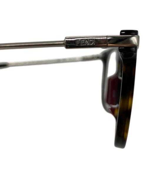 FENDI（フェンディ）FENDI (フェンディ) 伊達眼鏡 ブラウンの古着・服飾アイテム