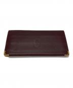 Cartierカルティエ）の古着「長財布」｜ボルドー