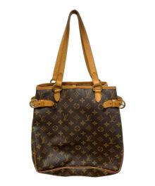 LOUIS VUITTON（ルイ ヴィトン）の古着「モノグラム バティニョール ヴェルティカル ショルダートートバッグ」｜ブラウン