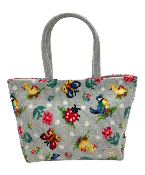 FEILER（フェイラー）FEILER (フェイラー) ハイジドットトートバッグ グレーの古着・服飾アイテム