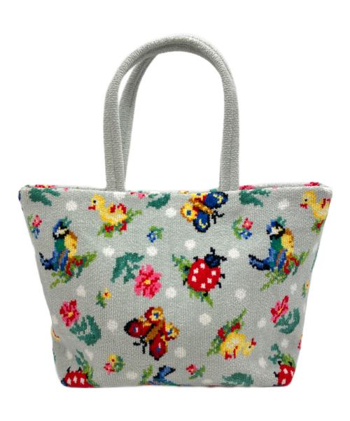 FEILER（フェイラー）FEILER (フェイラー) ハイジドットトートバッグ グレーの古着・服飾アイテム