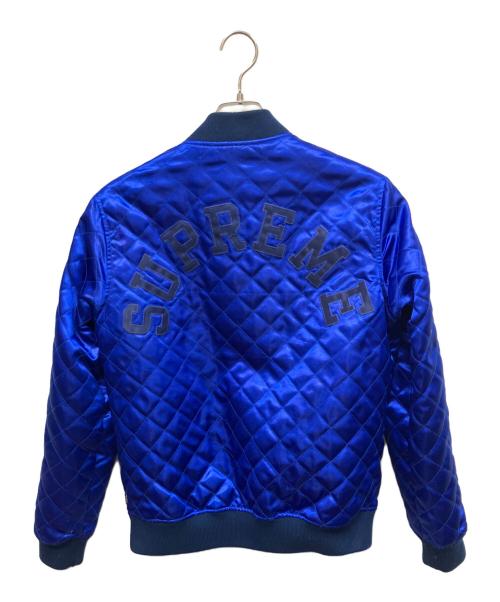 SUPREME（シュプリーム）SUPREME (シュプリーム) エンペラーリバーシブルボンバージャケット リバーシブルブルゾン ブルー サイズ:Sの古着・服飾アイテム