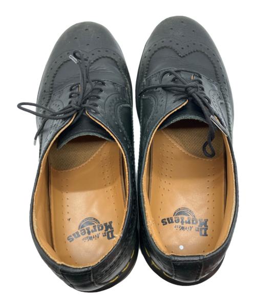 Dr.Martens（ドクターマーチン）Dr.Martens (ドクターマーチン) イエローステッチ ブローグシューズ ブラック サイズ:UK8の古着・服飾アイテム
