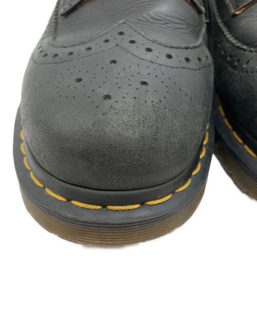 Dr.Martens（ドクターマーチン）Dr.Martens (ドクターマーチン) イエローステッチ ブローグシューズ ブラック サイズ:UK8の古着・服飾アイテム