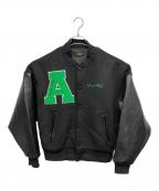 A FEW GOOD KIDSアフューグッドキッズ）の古着「スタジャン」｜ブラック×グリーン