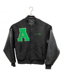 A FEW GOOD KIDS（アフューグッドキッズ）の古着「スタジャン」｜ブラック×グリーン