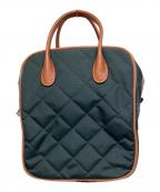 LeSportsacレスポートサック）の古着「ディープグリーンキルト 神崎恵 ミニハンドバッグ」｜グリーン