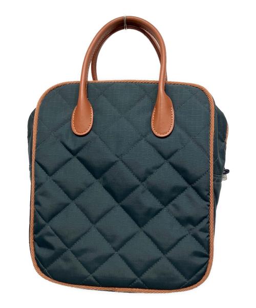 LeSportsac（レスポートサック）LeSportsac (レスポートサック) ディープグリーンキルト 神崎恵 ミニハンドバッグ グリーンの古着・服飾アイテム