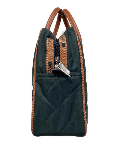 LeSportsac（レスポートサック）LeSportsac (レスポートサック) ディープグリーンキルト 神崎恵 ミニハンドバッグ グリーンの古着・服飾アイテム