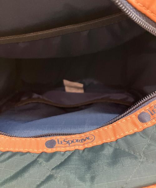 LeSportsac（レスポートサック）LeSportsac (レスポートサック) ディープグリーンキルト 神崎恵 ミニハンドバッグ グリーンの古着・服飾アイテム