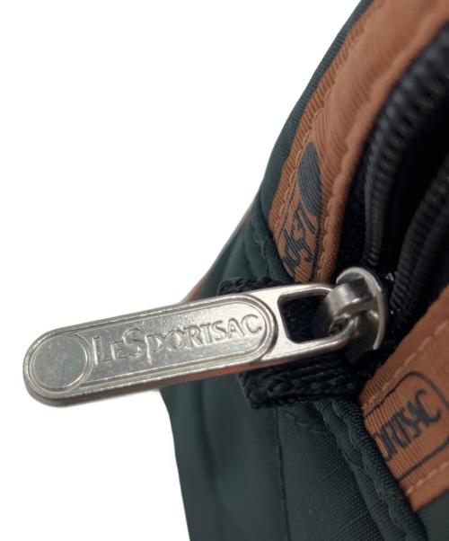 LeSportsac（レスポートサック）LeSportsac (レスポートサック) ディープグリーンキルト 神崎恵 ミニハンドバッグ グリーンの古着・服飾アイテム