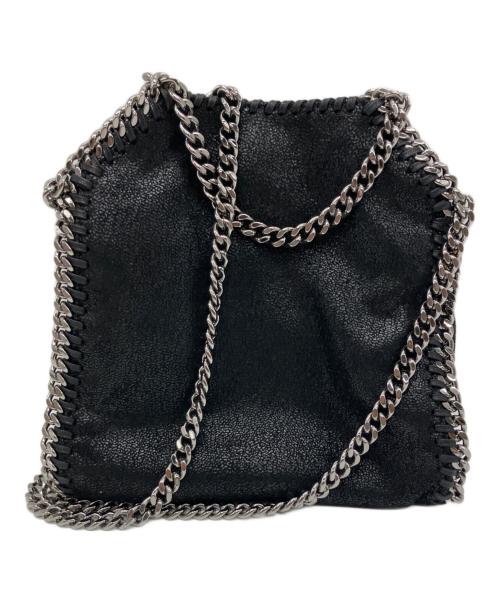 STELLA McCARTNEY（ステラマッカートニー）STELLA McCARTNEY (ステラマッカートニー) ファラベラ タイニーミニバッグ ミニチェーンショルダーバッグ ブラックの古着・服飾アイテム