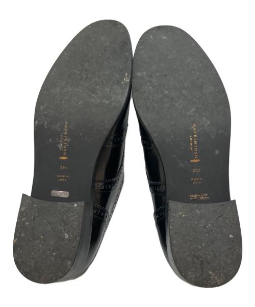 MACKINTOSH LONDON（マッキントッシュ ロンドン）MACKINTOSH LONDON (マッキントッシュ ロンドン) ウィングチップシューズ ブラック サイズ:23.5cmの古着・服飾アイテム