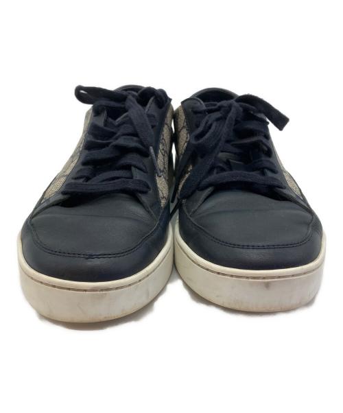 GUCCI（グッチ）GUCCI (グッチ) ローカットスニーカー ベージュ×ブラック サイズ:25.5㎝の古着・服飾アイテム