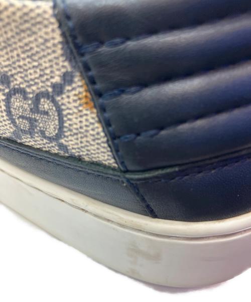 GUCCI（グッチ）GUCCI (グッチ) ローカットスニーカー ベージュ×ブラック サイズ:25.5㎝の古着・服飾アイテム