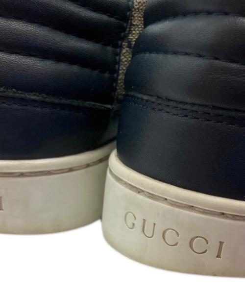 GUCCI（グッチ）GUCCI (グッチ) ローカットスニーカー ベージュ×ブラック サイズ:25.5㎝の古着・服飾アイテム