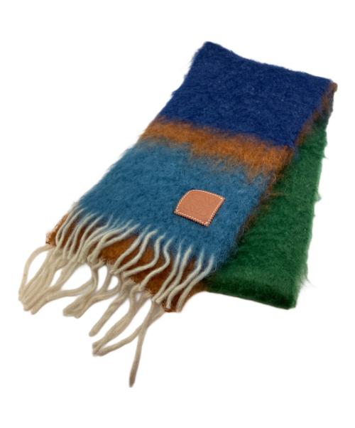 LOEWE（ロエベ）LOEWE (ロエベ) ストライプスカーフ マルチカラーの古着・服飾アイテム