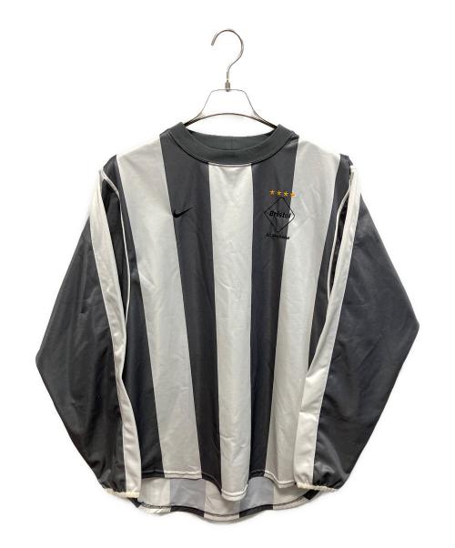 NIKE F.C.R.B（ナイキ エフシー・アール・ビー）NIKE F.C.R.B (ナイキ エフシー・アール・ビー) ゲームシャツ Bristol F.C.R.B 長袖シャツ グレー サイズ:Mの古着・服飾アイテム