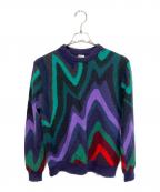 PAUL SMITHポールスミス）の古着「モヘア 薄手ニット」｜マルチカラー