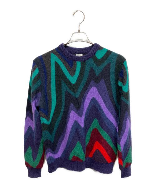 PAUL SMITH（ポールスミス）PAUL SMITH (ポールスミス) モヘア 薄手ニット マルチカラー サイズ:Lの古着・服飾アイテム