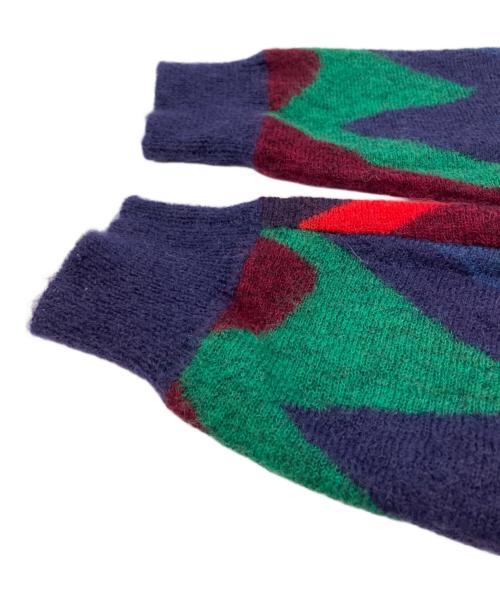 PAUL SMITH（ポールスミス）PAUL SMITH (ポールスミス) モヘア 薄手ニット マルチカラー サイズ:Lの古着・服飾アイテム