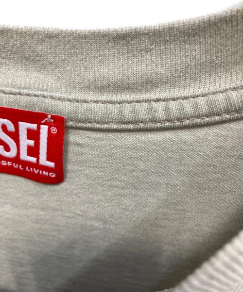 DIESEL（ディーゼル）DIESEL (ディーゼル) 半袖カットソー グレー サイズ:Mの古着・服飾アイテム