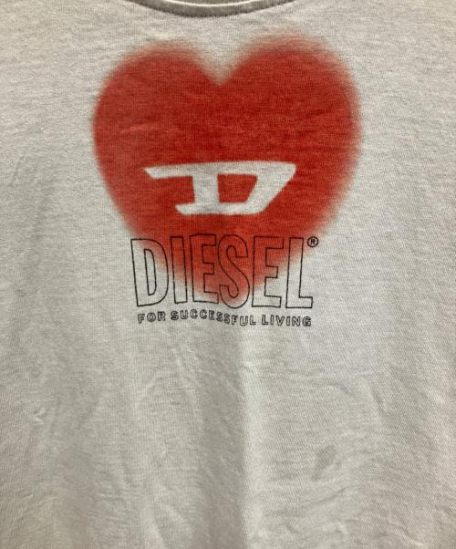 DIESEL（ディーゼル）DIESEL (ディーゼル) 半袖カットソー グレー サイズ:Mの古着・服飾アイテム