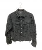 JCAESARジェイシーザー）の古着「niche design mummy jacket デザインジャケット」｜ブラック
