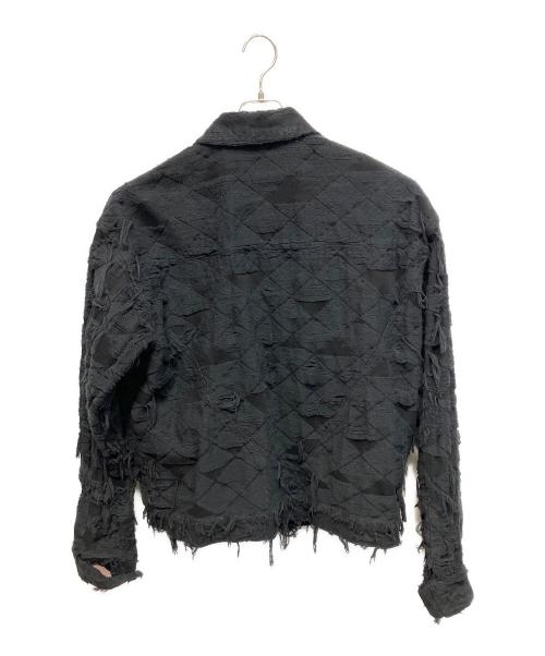 JCAESAR（ジェイシーザー）JCAESAR (ジェイシーザー) niche design mummy jacket デザインジャケット ブラック サイズ:Lの古着・服飾アイテム