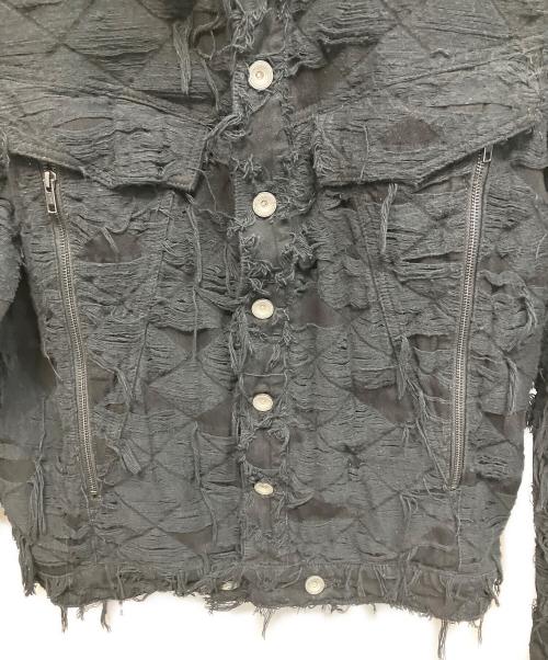 JCAESAR（ジェイシーザー）JCAESAR (ジェイシーザー) niche design mummy jacket デザインジャケット ブラック サイズ:Lの古着・服飾アイテム