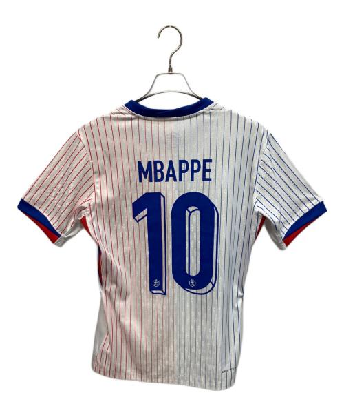 NIKE（ナイキ）NIKE (ナイキ) ゲームシャツ フランス MBAPPE #10 2024 3/26 チリ戦 半袖シャツ ホワイト サイズ:Lの古着・服飾アイテム