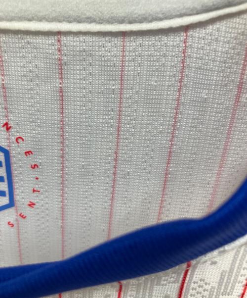 NIKE（ナイキ）NIKE (ナイキ) ゲームシャツ フランス MBAPPE #10 2024 3/26 チリ戦 半袖シャツ ホワイト サイズ:Lの古着・服飾アイテム