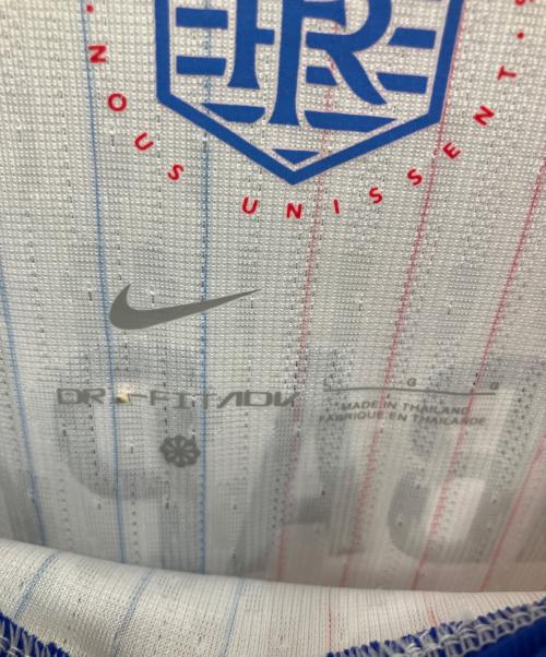 NIKE（ナイキ）NIKE (ナイキ) ゲームシャツ フランス MBAPPE #10 2024 3/26 チリ戦 半袖シャツ ホワイト サイズ:Lの古着・服飾アイテム